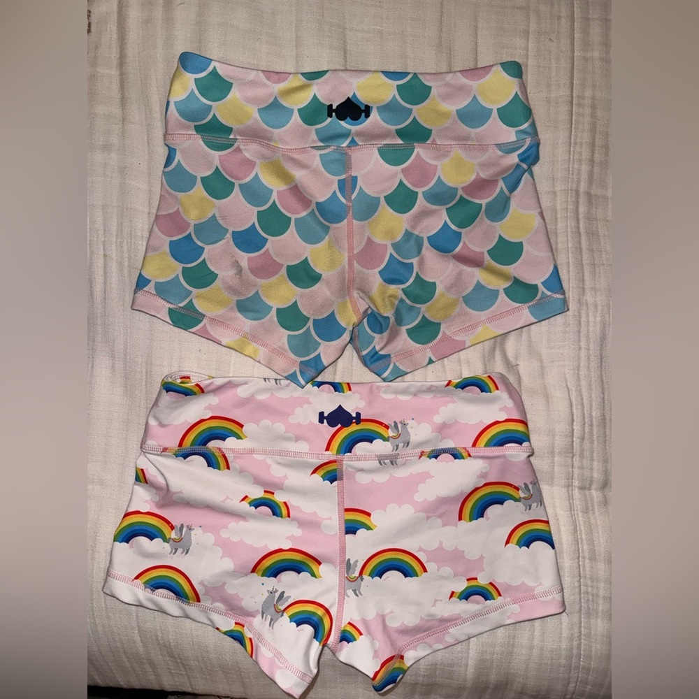 WODBOTTOM mermaid shorts
Size S

❌❌ UNICORN SHORTS SOLD❌❌ - Picture 3 of 5